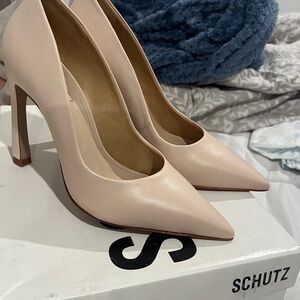 SCHUTZ Women's Elegant Nude Heels